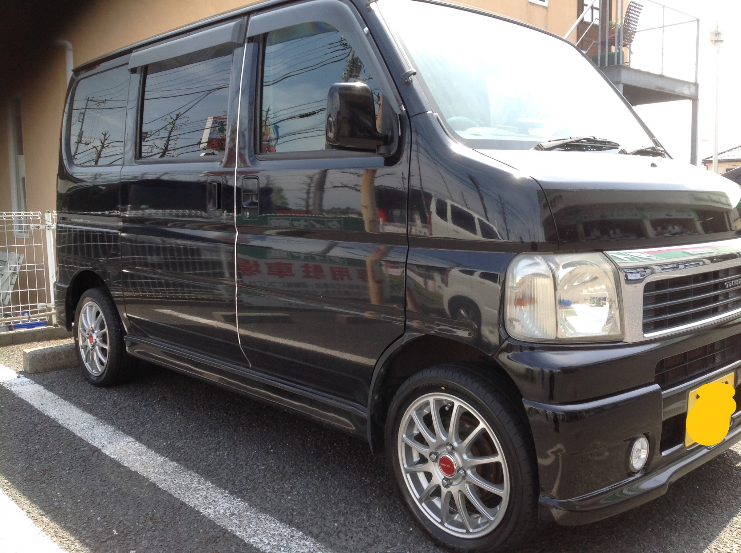 バモスにタイヤホイールセットお取り付け♪ | ホンダ バモス タイヤ 