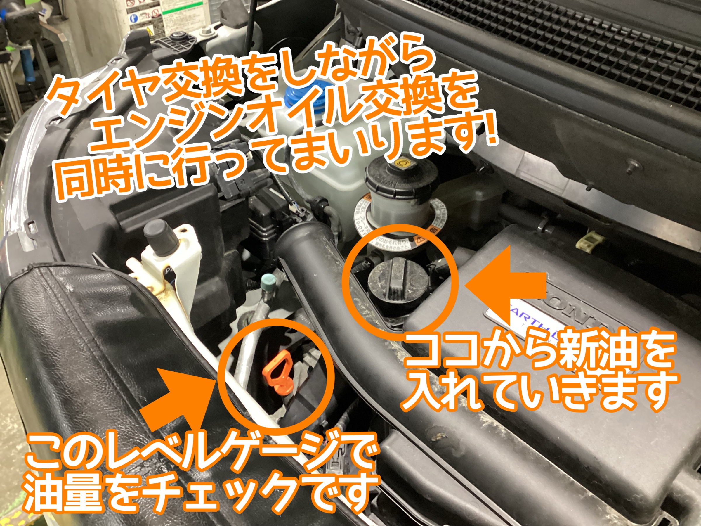 エンジンオイル交換