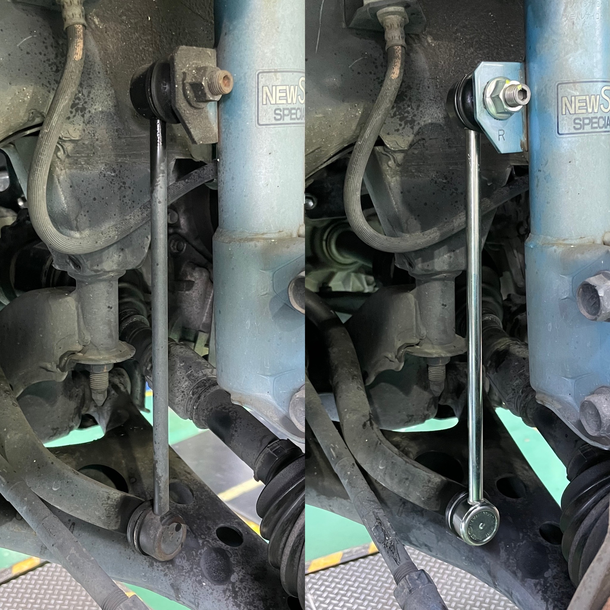 タイヤ館加古川 トヨタ ノア ZRR70W　スタビライザーリンク交換