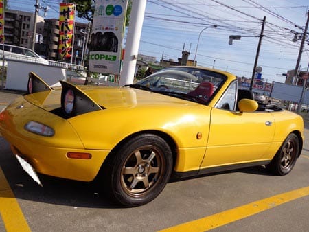 レイズ ボルクレーシング TE37 （14インチ）をNAロードスター