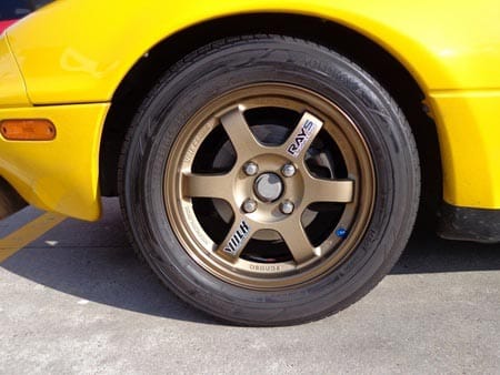 人気の新作 レイズ ボルクレーシング TE37 （14インチ）をNAロードスター その他