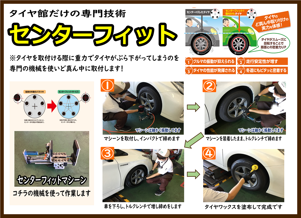 タイヤ館加古川 センターフィット