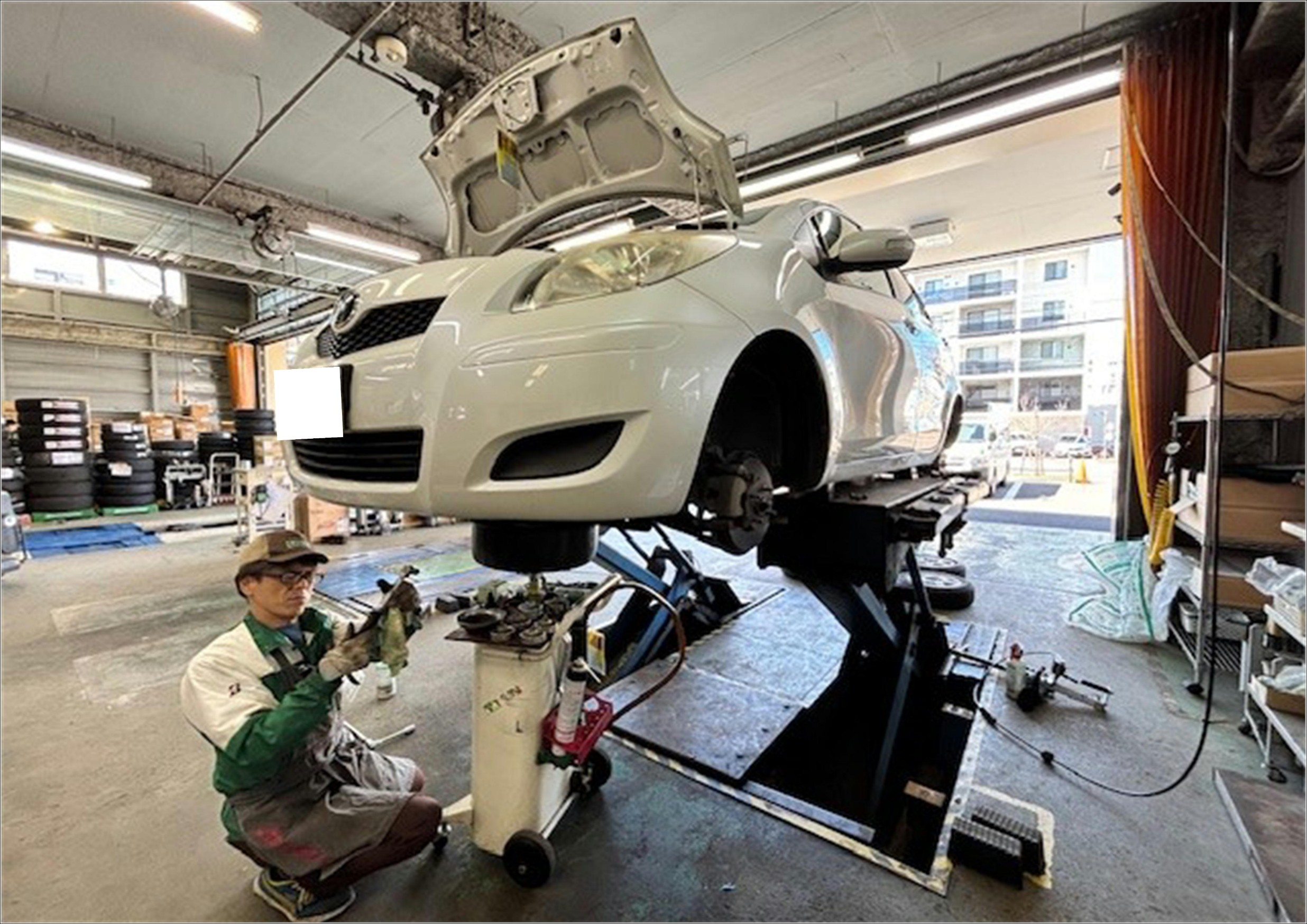 タイヤ　履き替え　予約　オイル交換　桑園　中央区