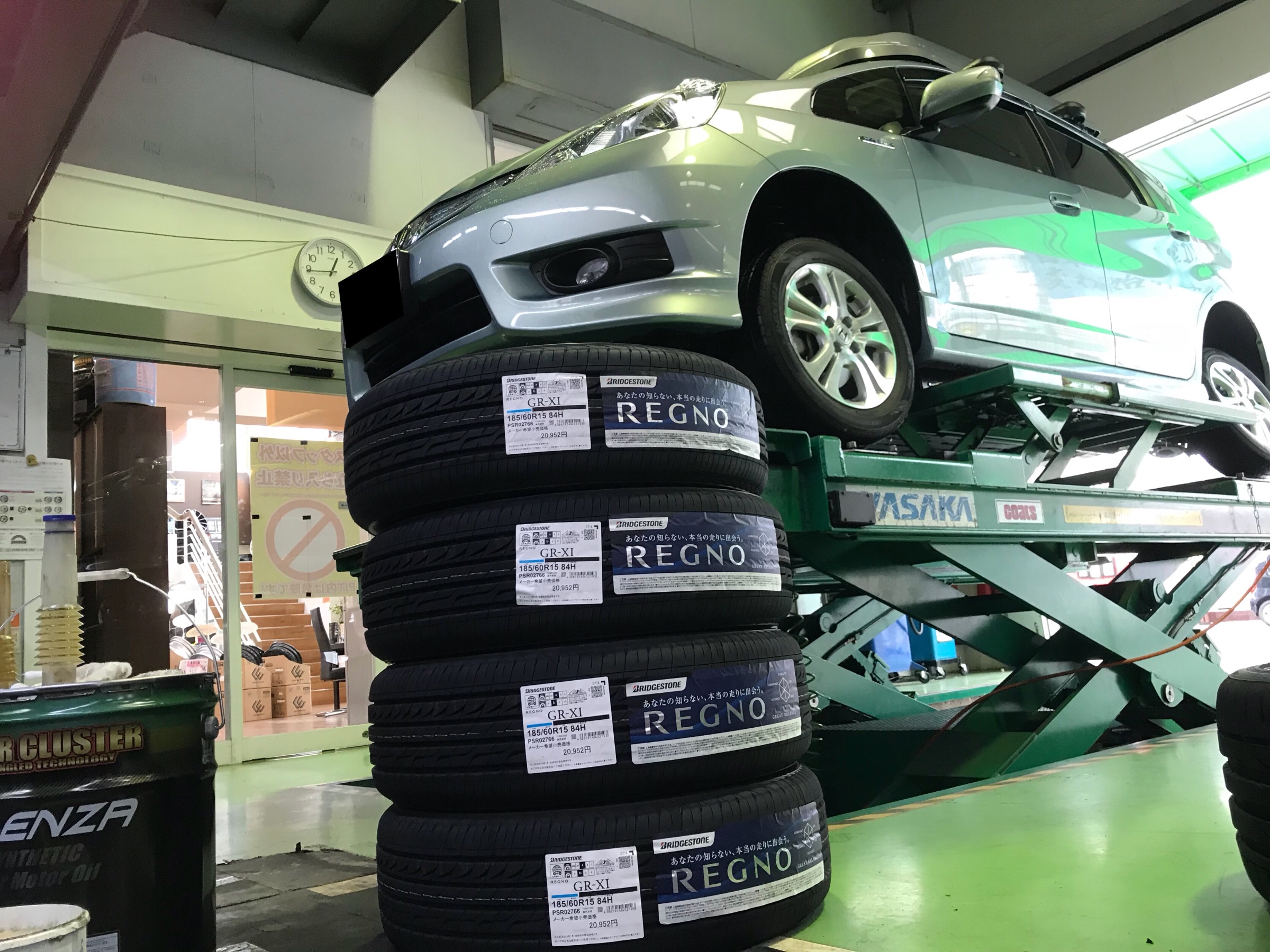 フィットシャトルタイヤ交換 ホンダ フィットシャトル タイヤ タイヤ ホイール関連 タイヤ ホイール交換 技術サービス施工事例 タイヤ館 福岡東 タイヤからはじまる トータルカーメンテナンス タイヤ館グループ