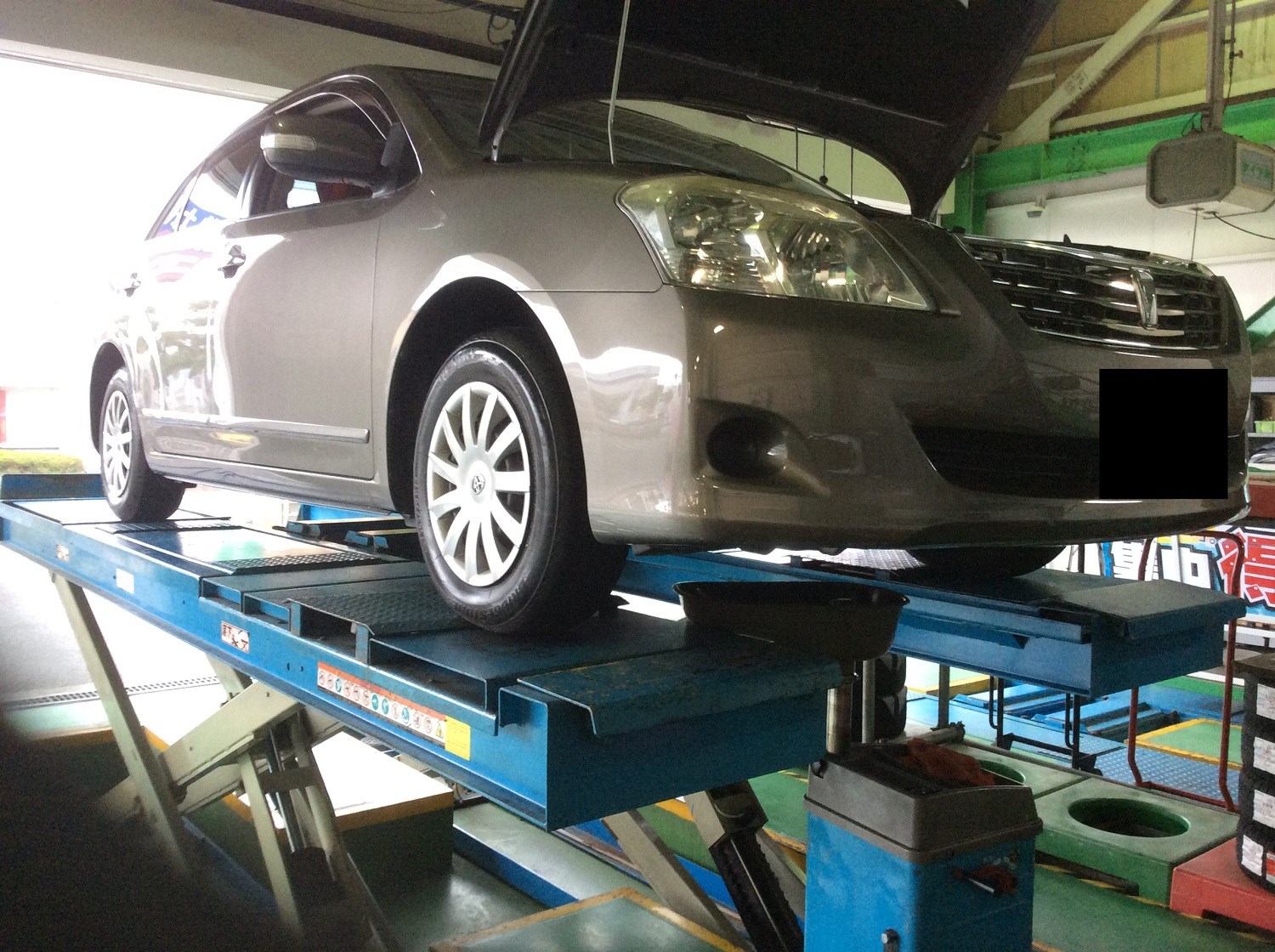 オイル&エレメント　交換中♪