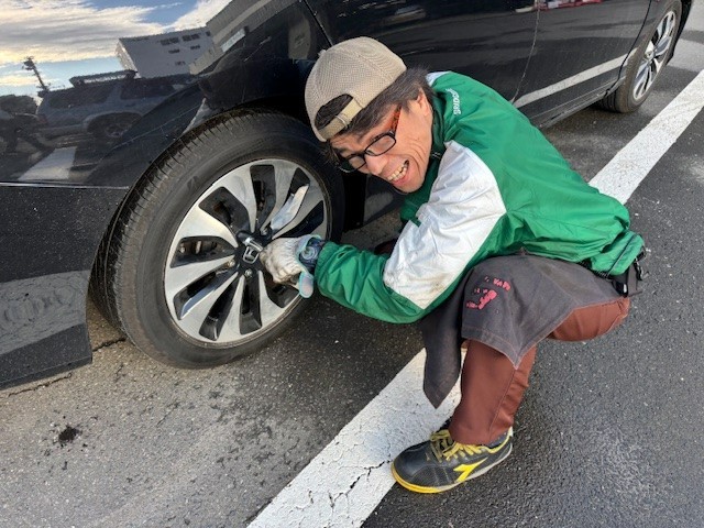 タイヤ　履き替え　点検　100ｋｍ点検　札幌　中央区