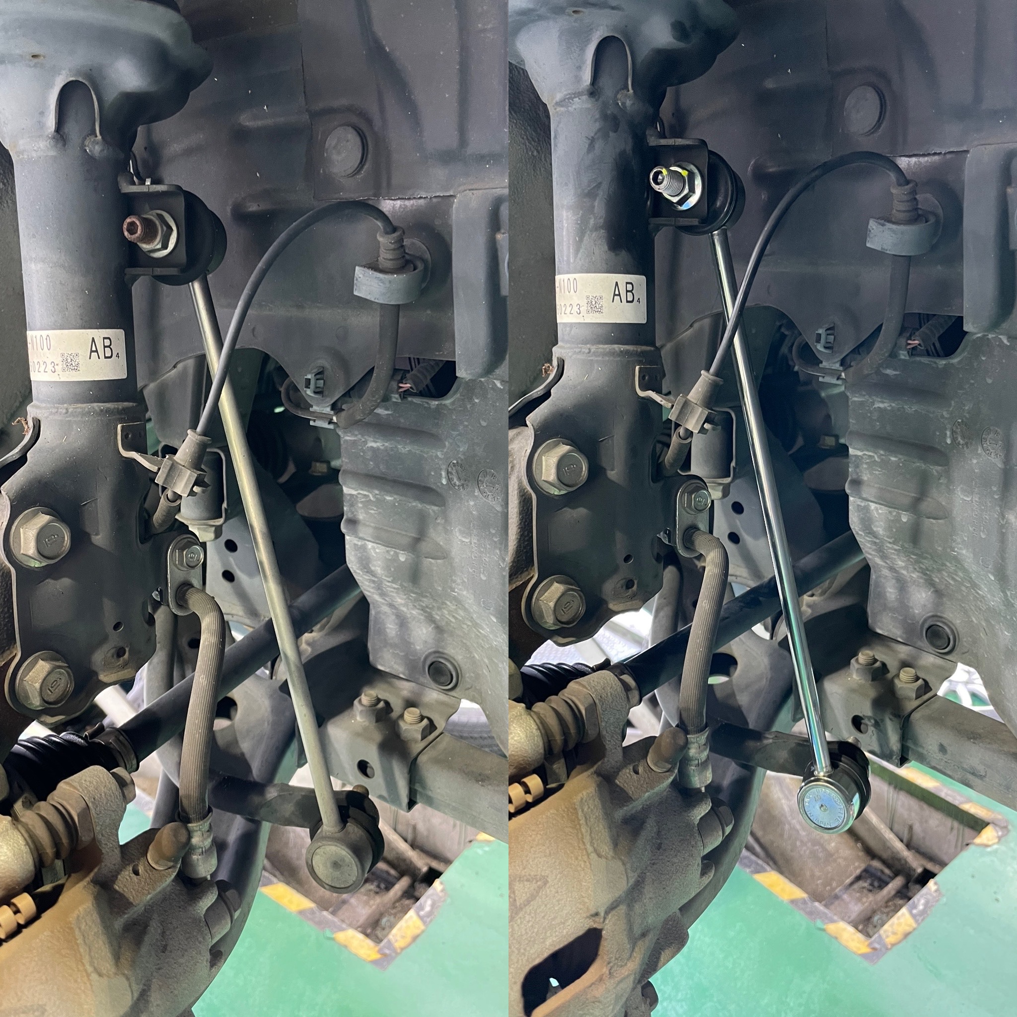 タイヤ館加古川 ホンダ N-WGN JH1　スタビライザーリンク交換