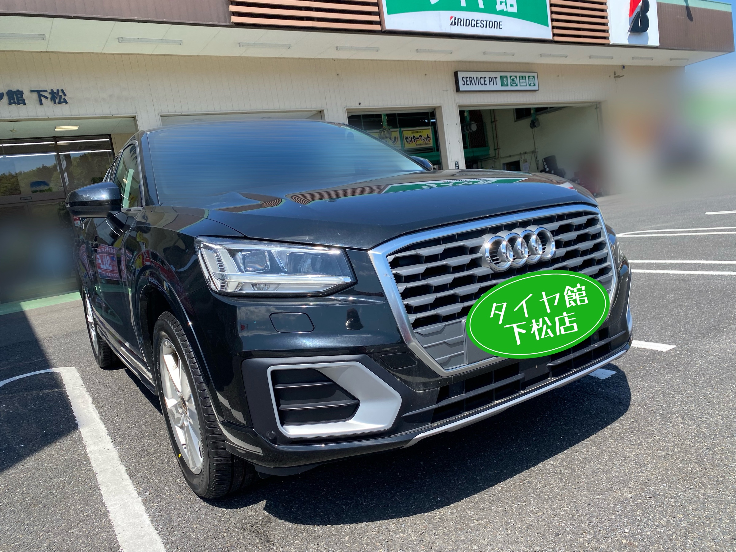 アウディ Q2 GA型 定期的なタイヤ交換実施。前回同様のタイヤに