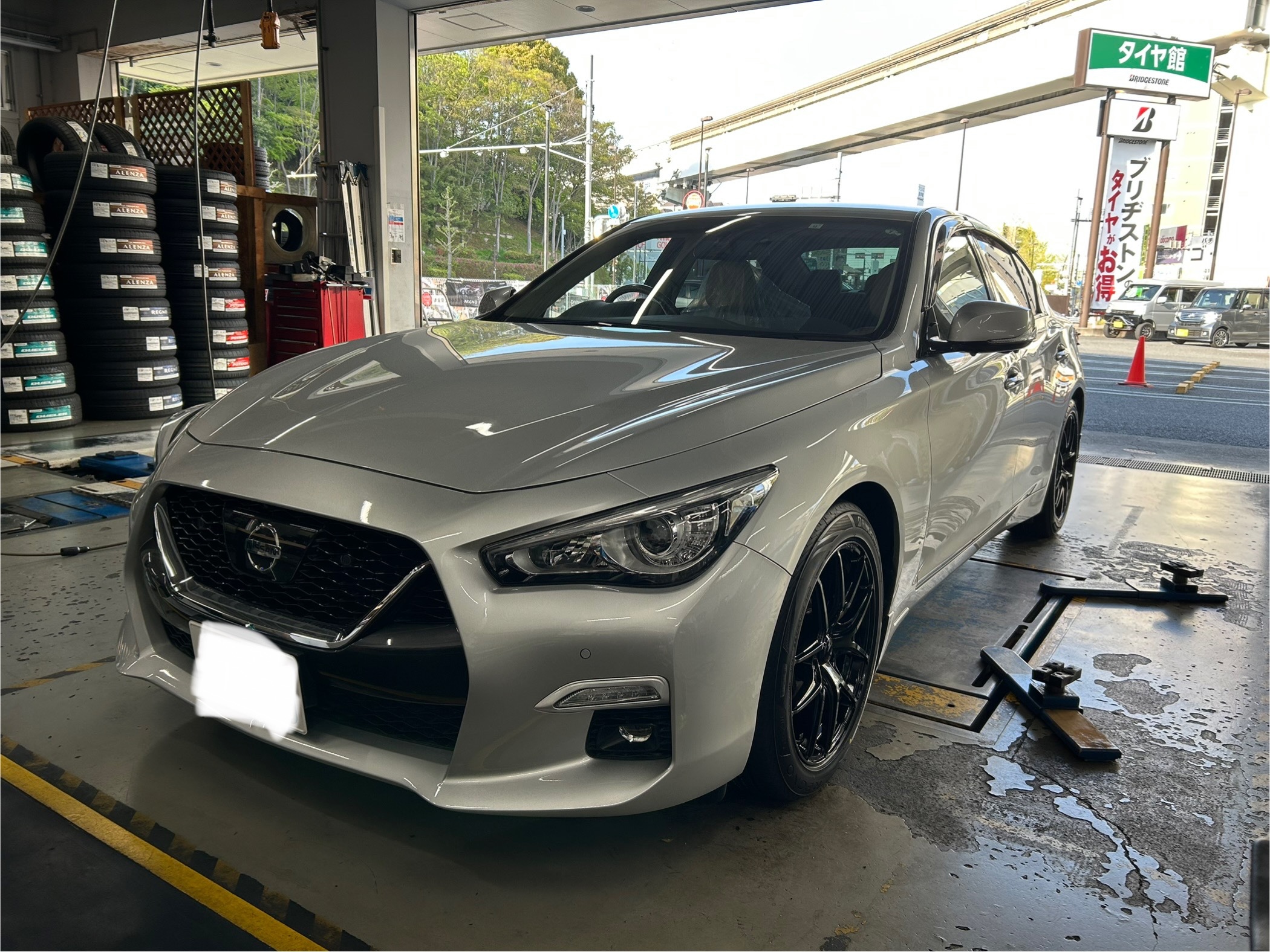 V37スカイライン ホイールセット取付！ | 店舗おススメ情報