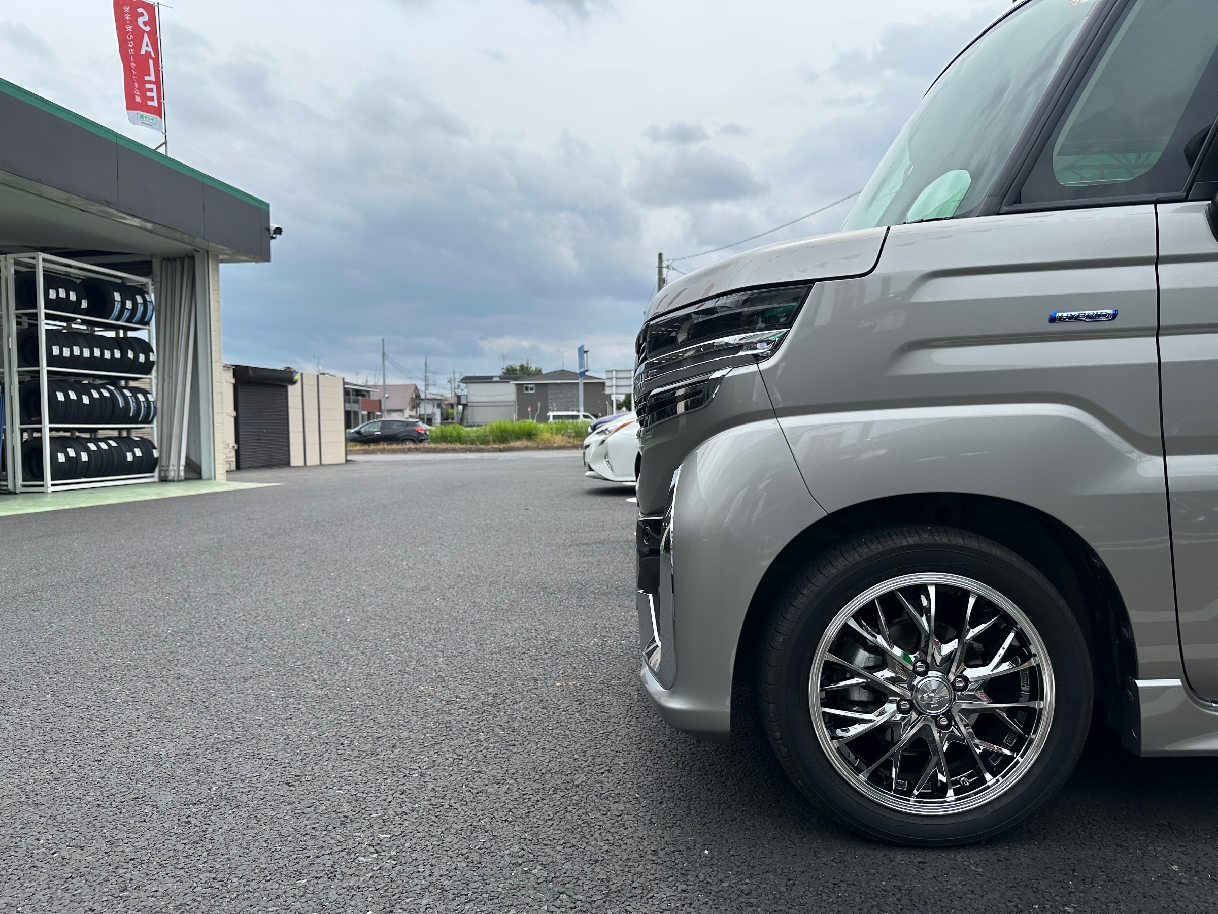 スズキ・スペーシアカスタム・MK54S】ダウンサス取り付け | 店舗お