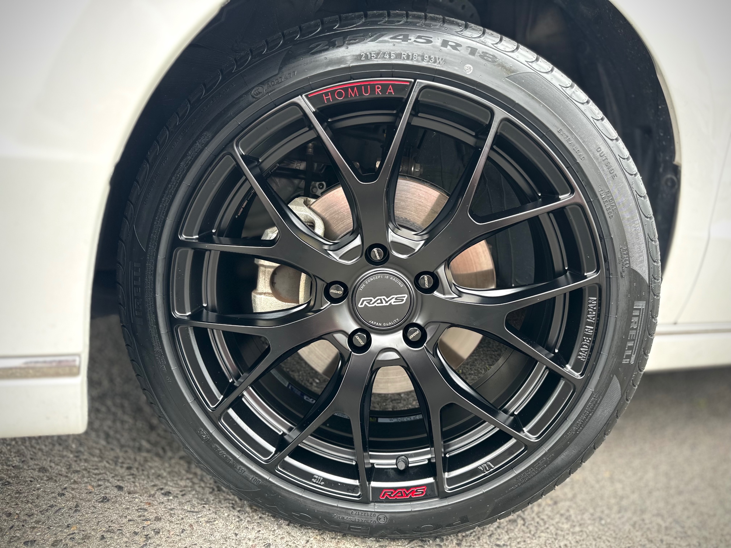 RAYS☆NO.1ショップ！ ステップワゴンに HOMURA 2X7FT 装着‼‼ | 店舗お