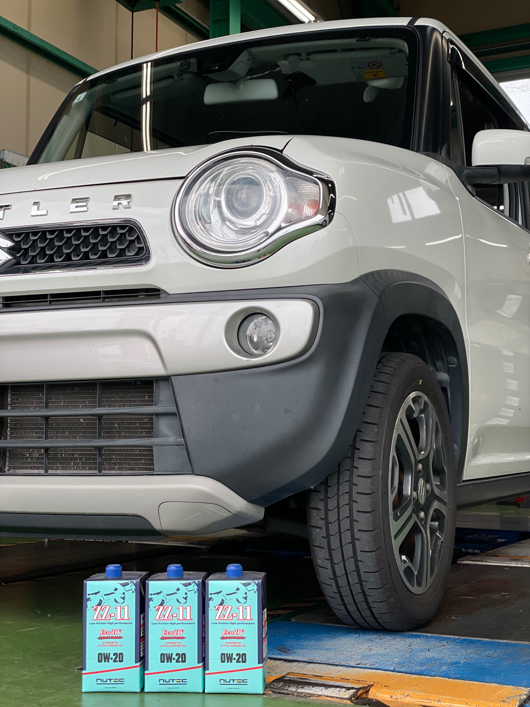 タイヤ館土山 スズキ ハスラー MR31S エンジンオイル交換