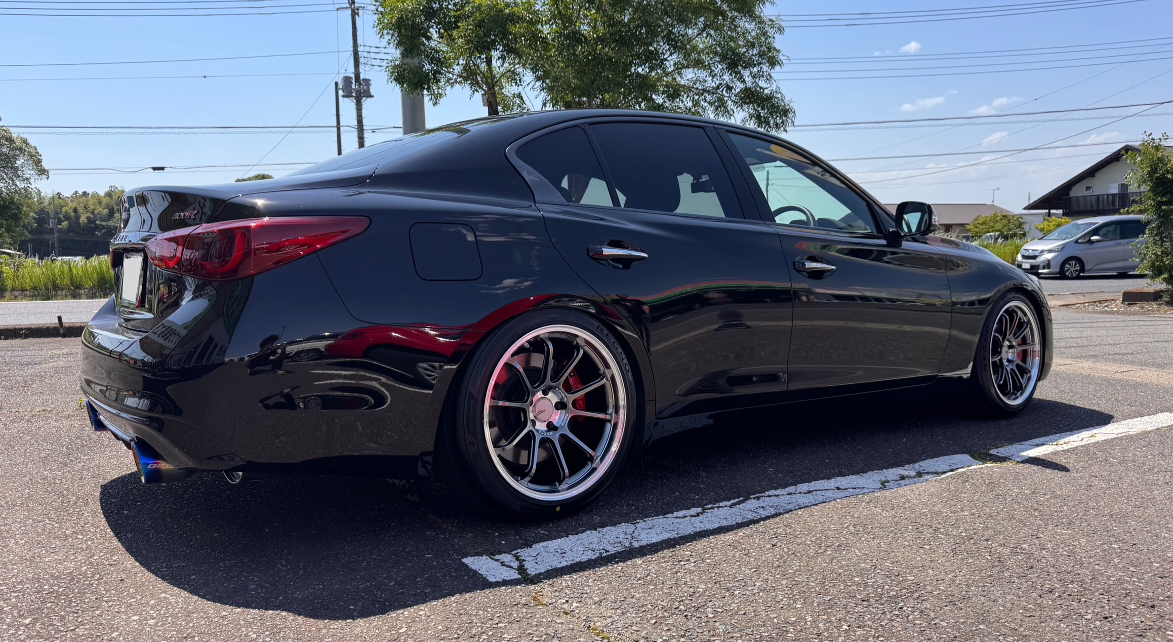 スカイライン400R ドレスアップ第2弾 REGNO×ADVANレーシングRZ-DF2