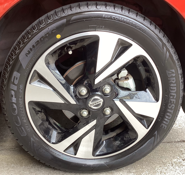 日産ルークス純正タイヤ　ECOPIA 165/55R15 タイヤ2本 BRIDGESTONE 165/55R15 ブリヂストン ECOPIA NH200C 日産 デイズ