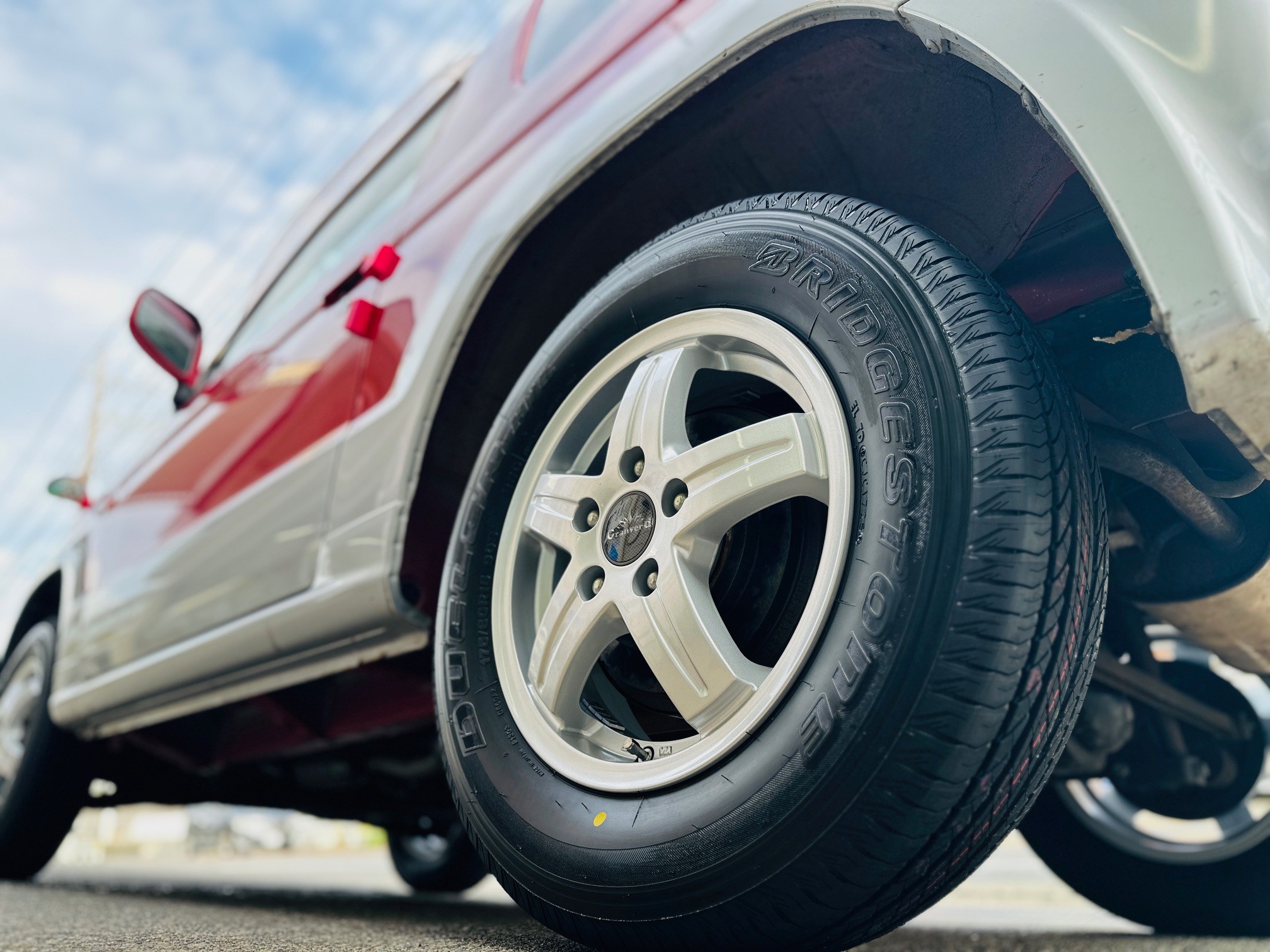 パジェロミニ 15インチ アルミホイール＆タイヤ セットで取付 | 店舗