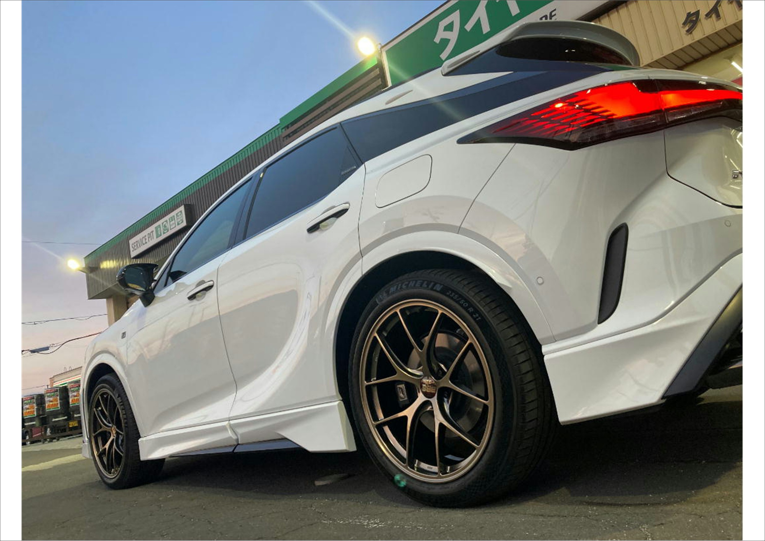 LEXUS RX500h × BBS RI-D diamond gold | 店舗おススメ情報