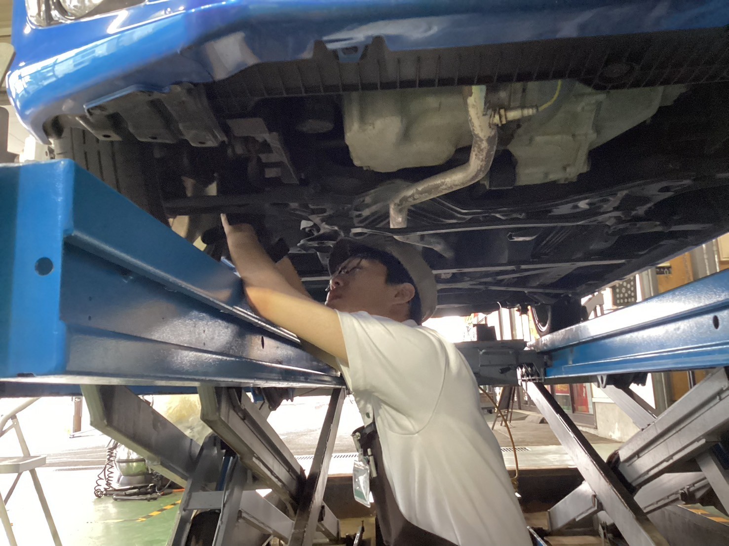 アライメント作業様子