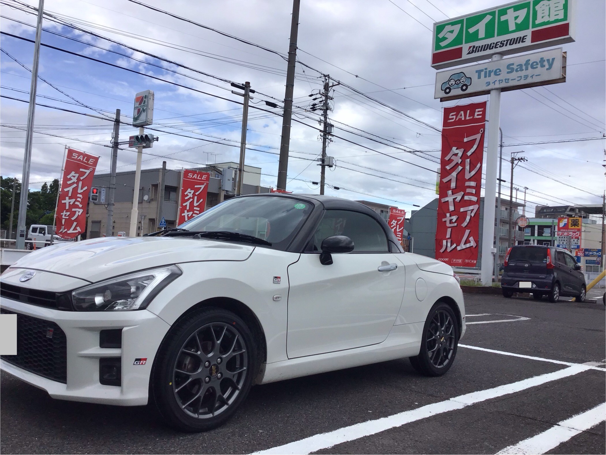 165/50R16 ブリヂストン コペン 純正ホイール タイヤセット 新車外し 165/50R16 ブリヂストン コペン 純正ホイール タイヤセット 新車外し