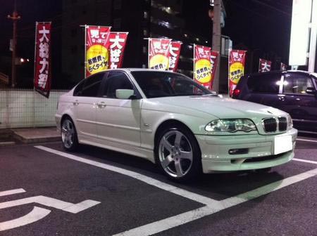 ＢＭＷ３（Ｅ４６）に１８インチをインストール。 | サービス事例