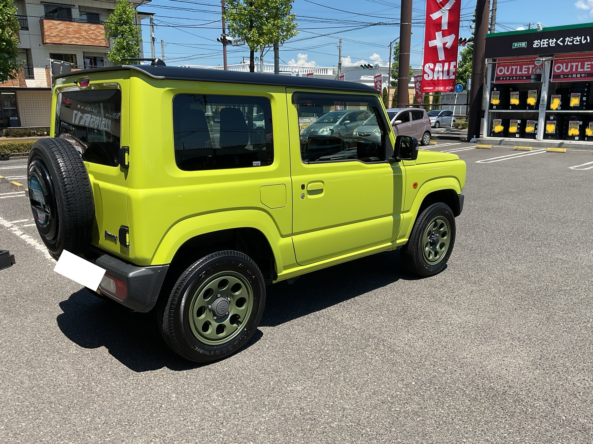 スズキ ジムニー マルカ Garcia Palm8 ウシャリン SEMIGLOSS OD GREEN