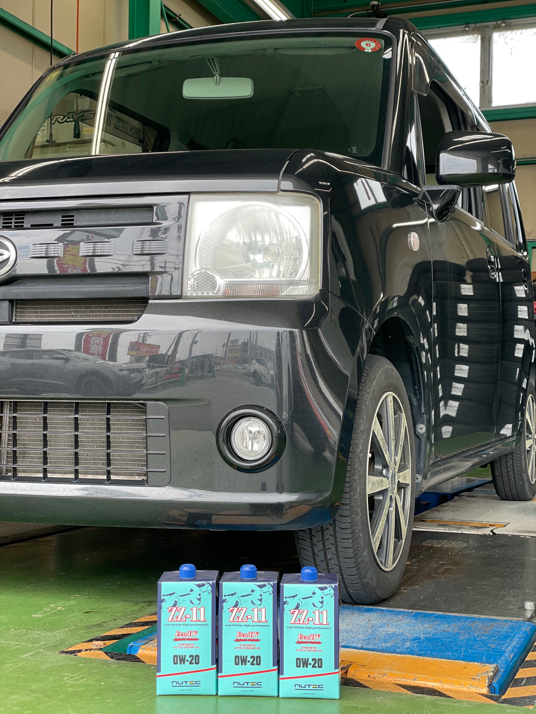 タイヤ館土山 ダイハツ ムーヴコンテ L575S エンジンオイル交換