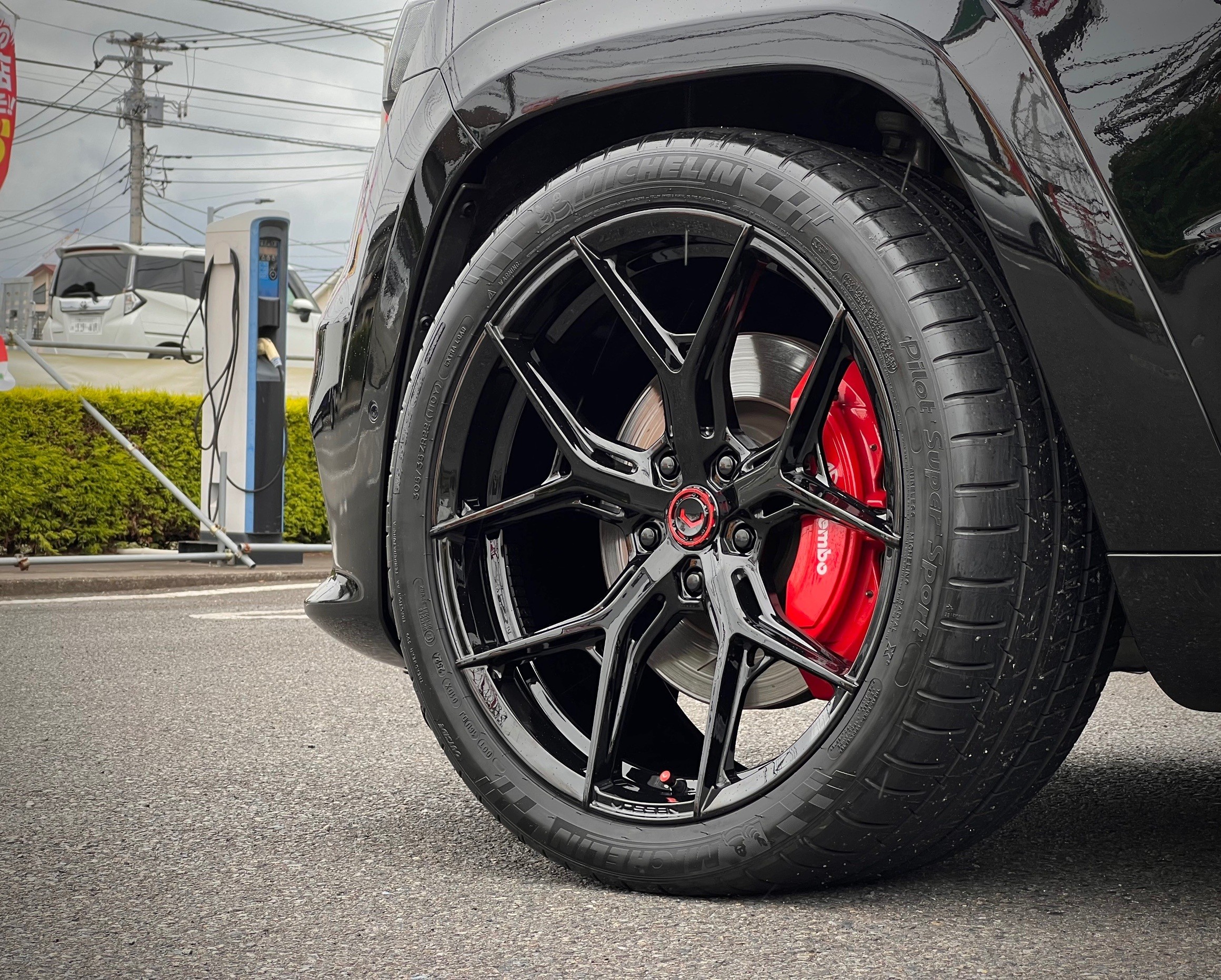 Jeep Grand Cherokee SRT8・VOSSEN HF-5・Yupiteru ZK3100 取付