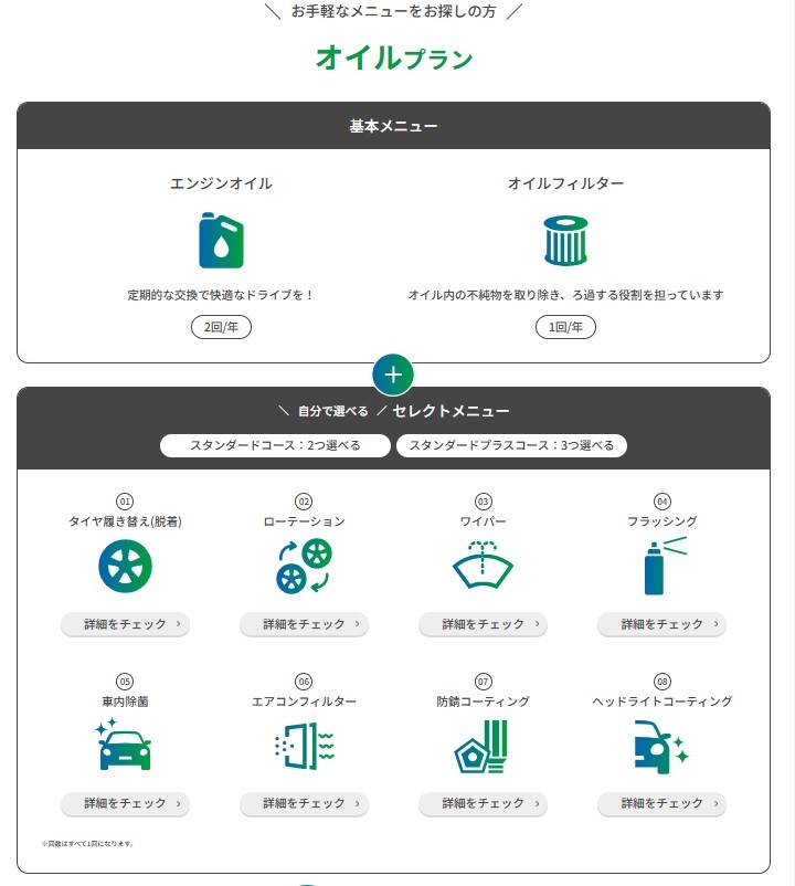 タイヤ館公式サイトより抜粋