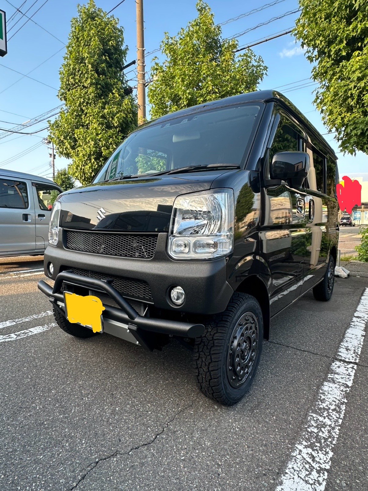 エブリイバンパー取り付け