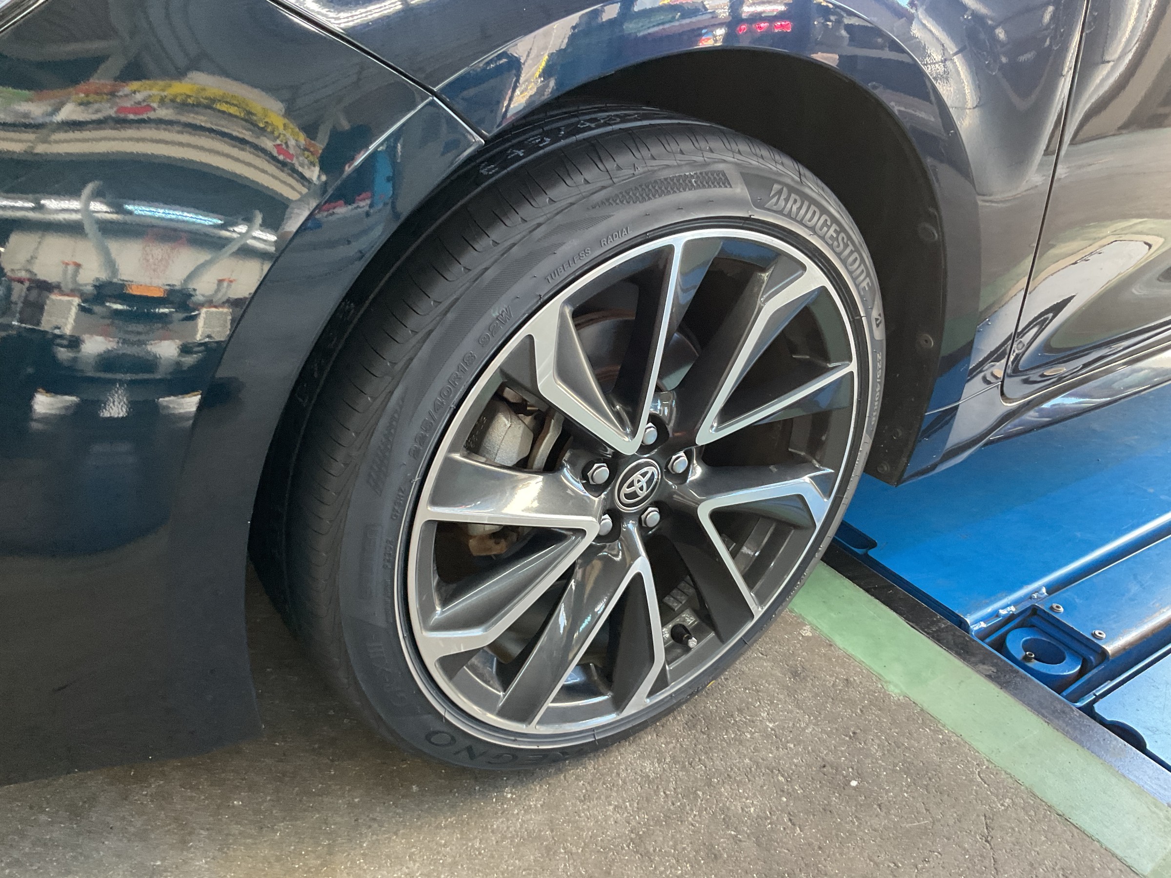 タイヤ館三原　タイヤ交換