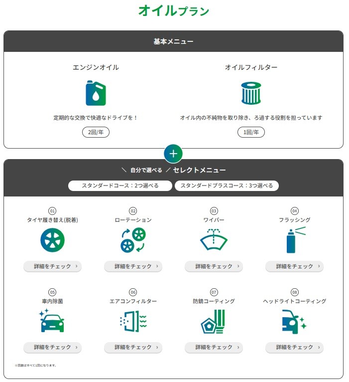 タイヤ館公式サイトより抜粋