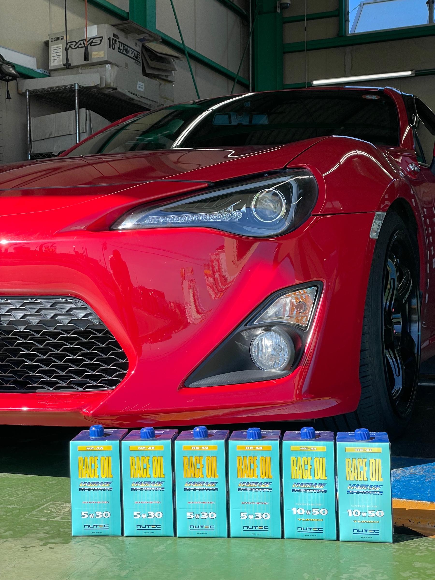 タイヤ館土山 トヨタ 86 ZN6 エンジンオイル交換