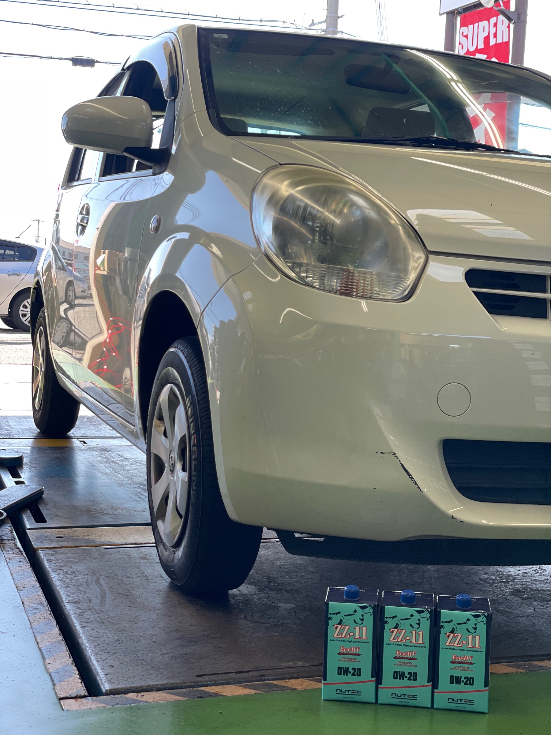 タイヤ館土山 トヨタ パッソ KGC30 エンジンオイル交換