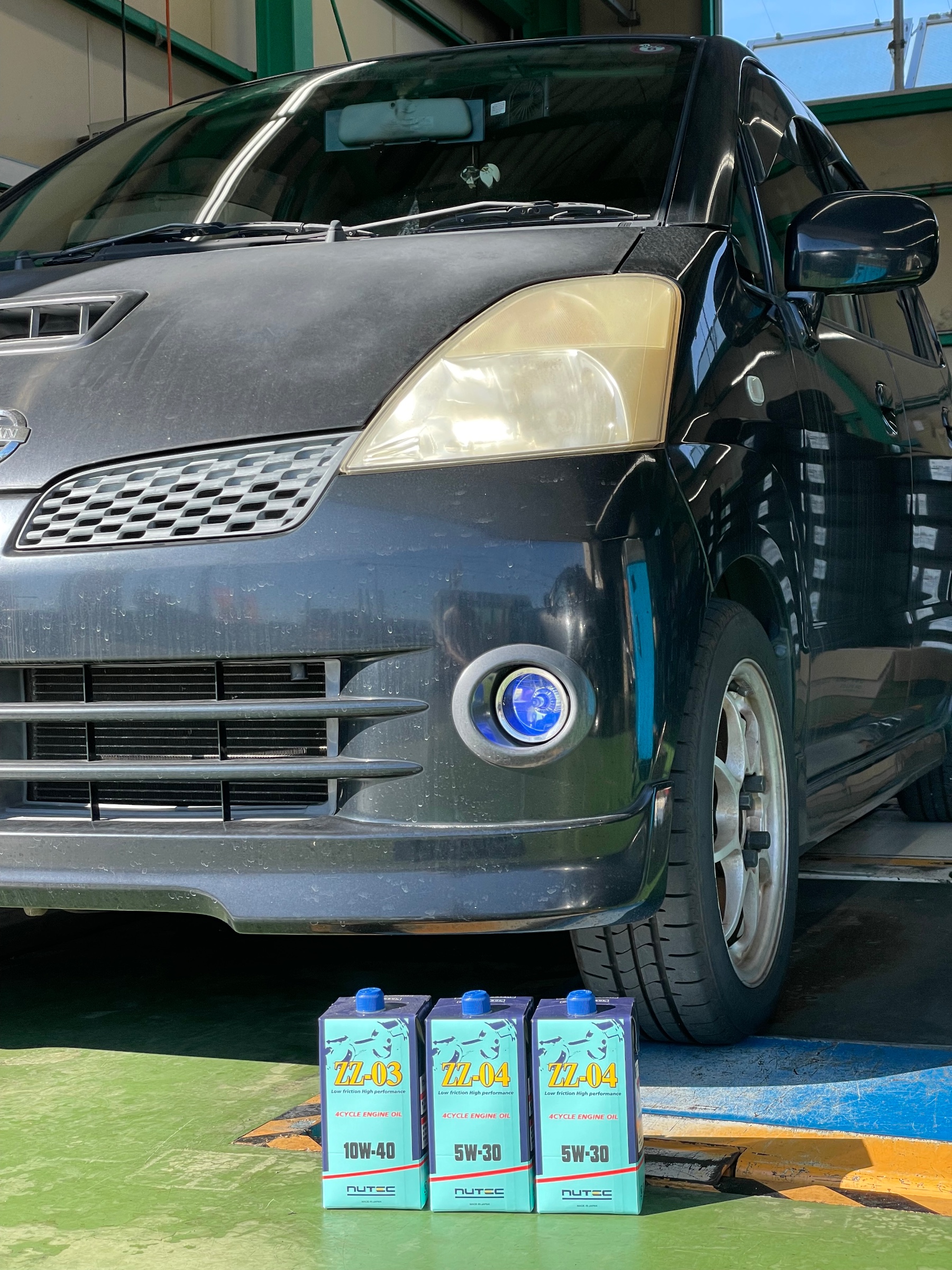 タイヤ館土山 日産 モコ MG21S エンジンオイル交換