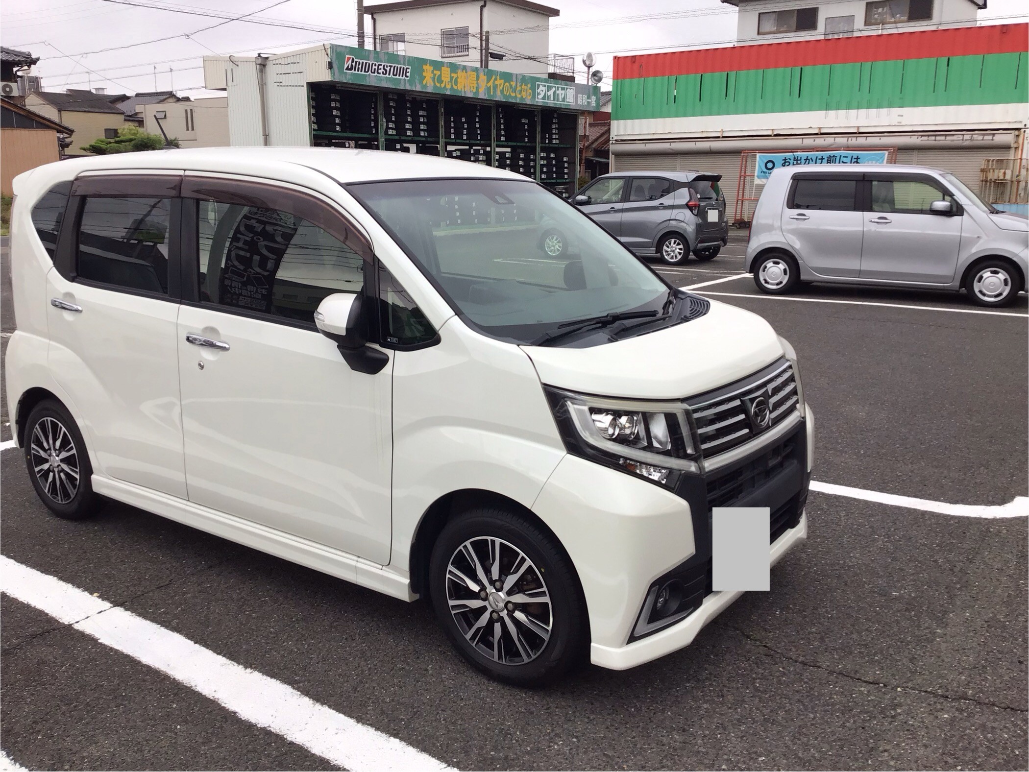 ムーヴカスタム 純正アルミ付き 夏タイヤ155/65R14 18年製デジタイヤ