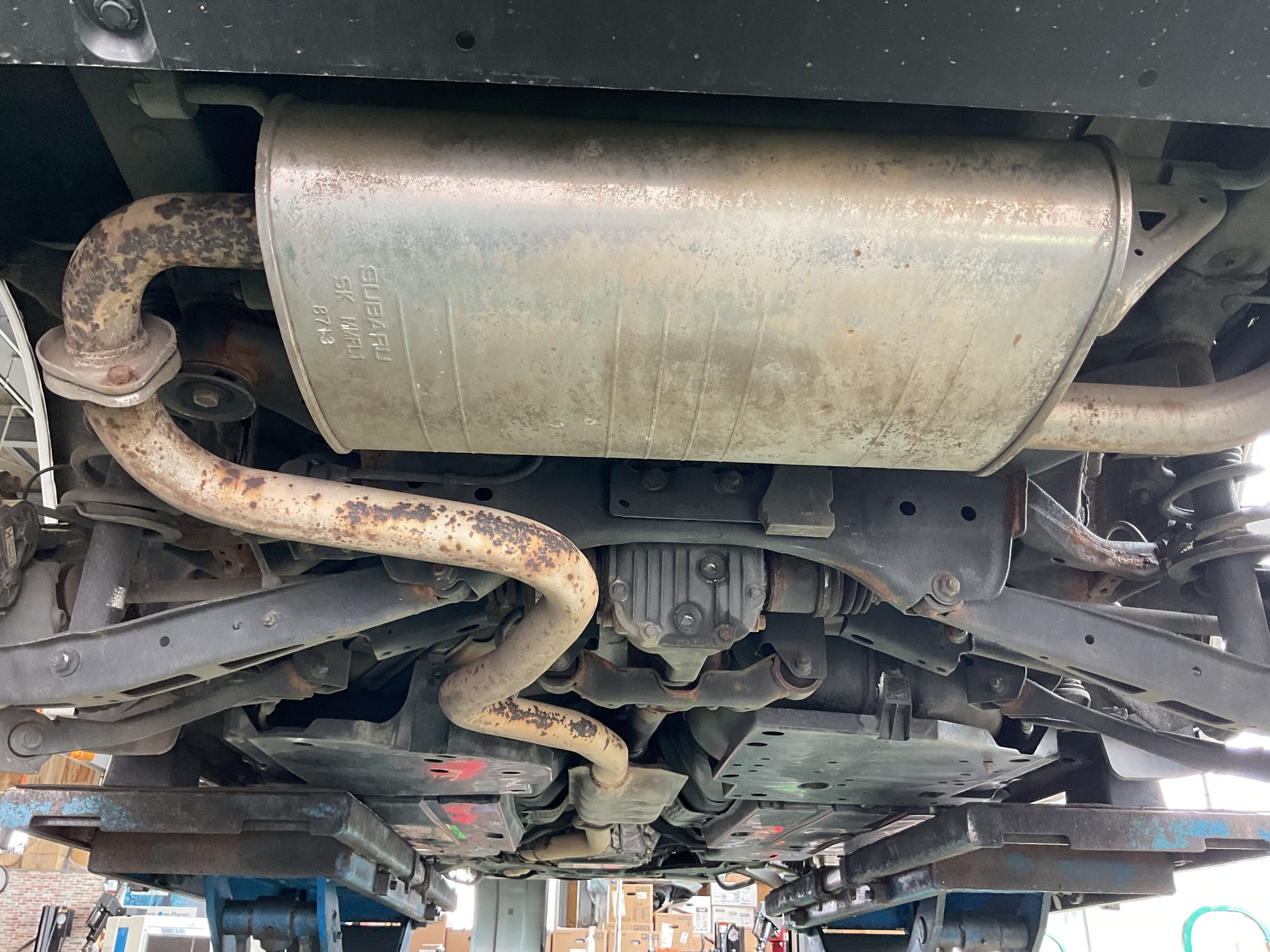 防錆前　マフラー