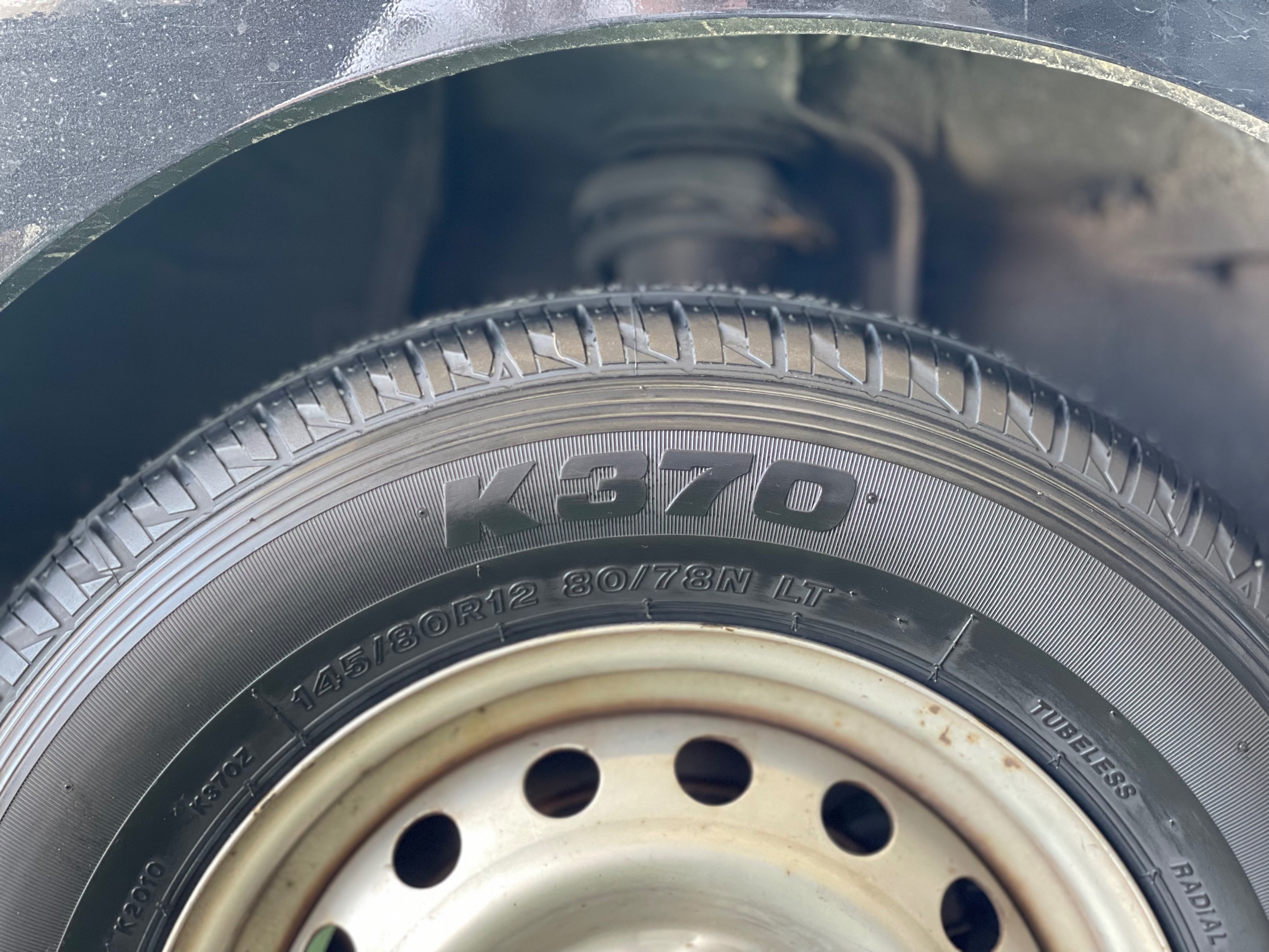 タイヤ館土山 ダイハツ ハイゼットトラック S510P　タイヤ交換