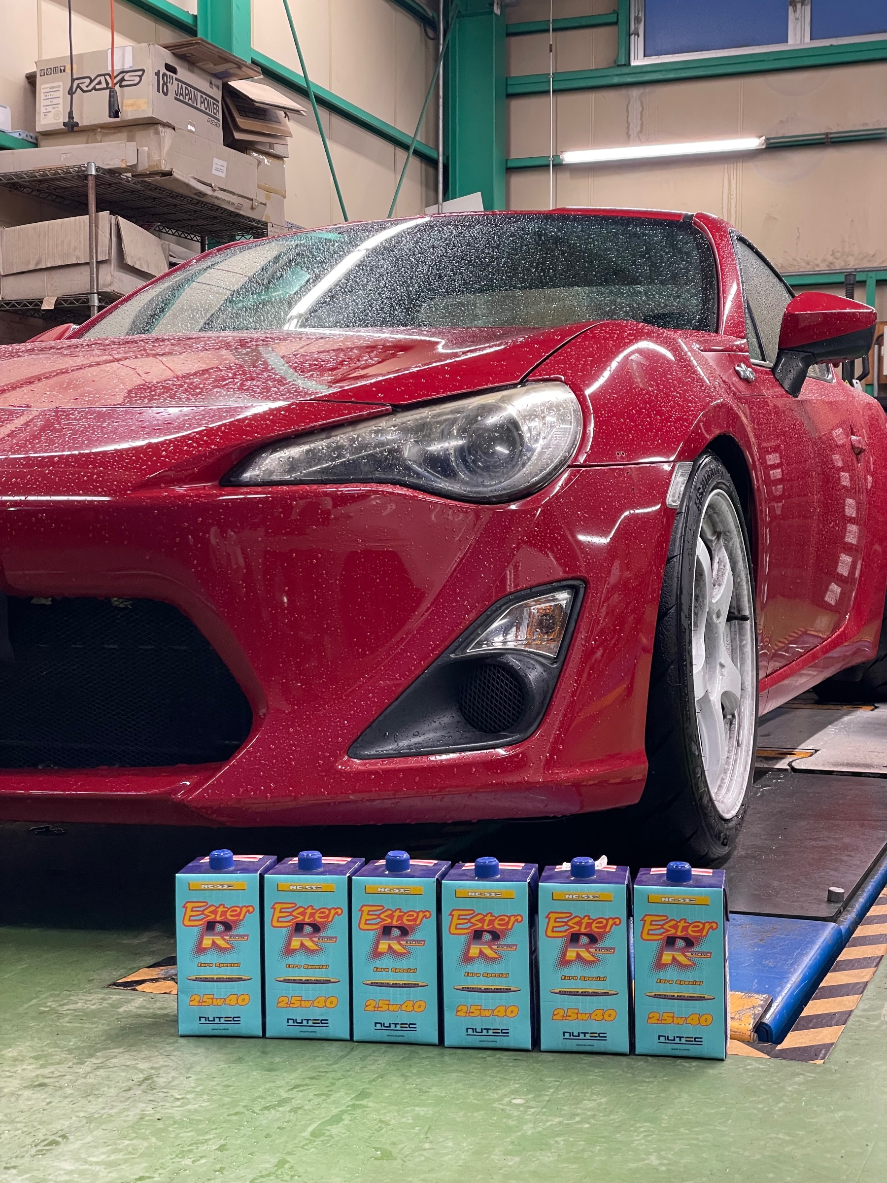 タイヤ館土山 トヨタ 86 ZN6 エンジンオイル交換