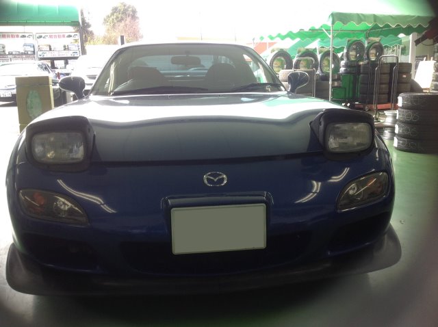 マツダ・RX-7（FD3S)】ヘッドライトバルブのLED化を行いました 