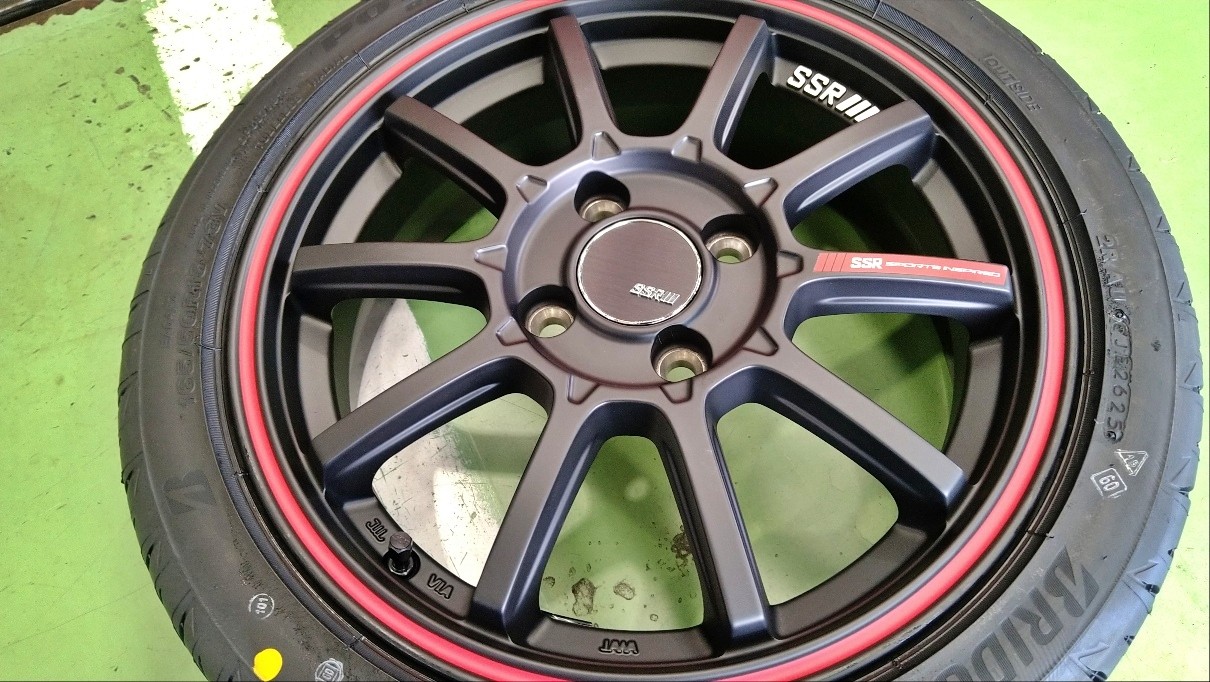 ダイハツ コペン】SSR社製ホイールGT V05とポテンザアドレナリンRE004 