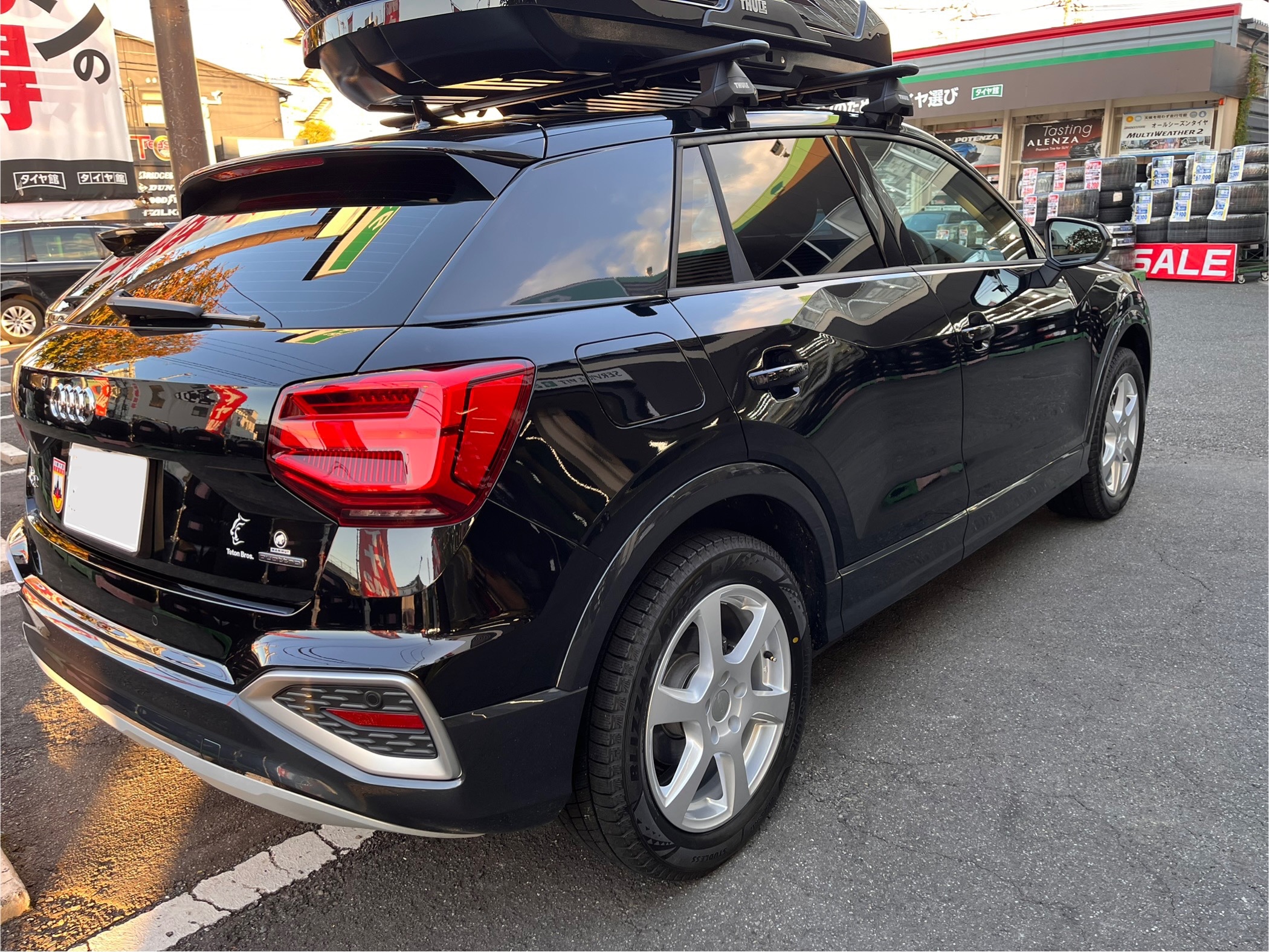 アウディQ2にスタッドレスセット取付です | 店舗おススメ情報