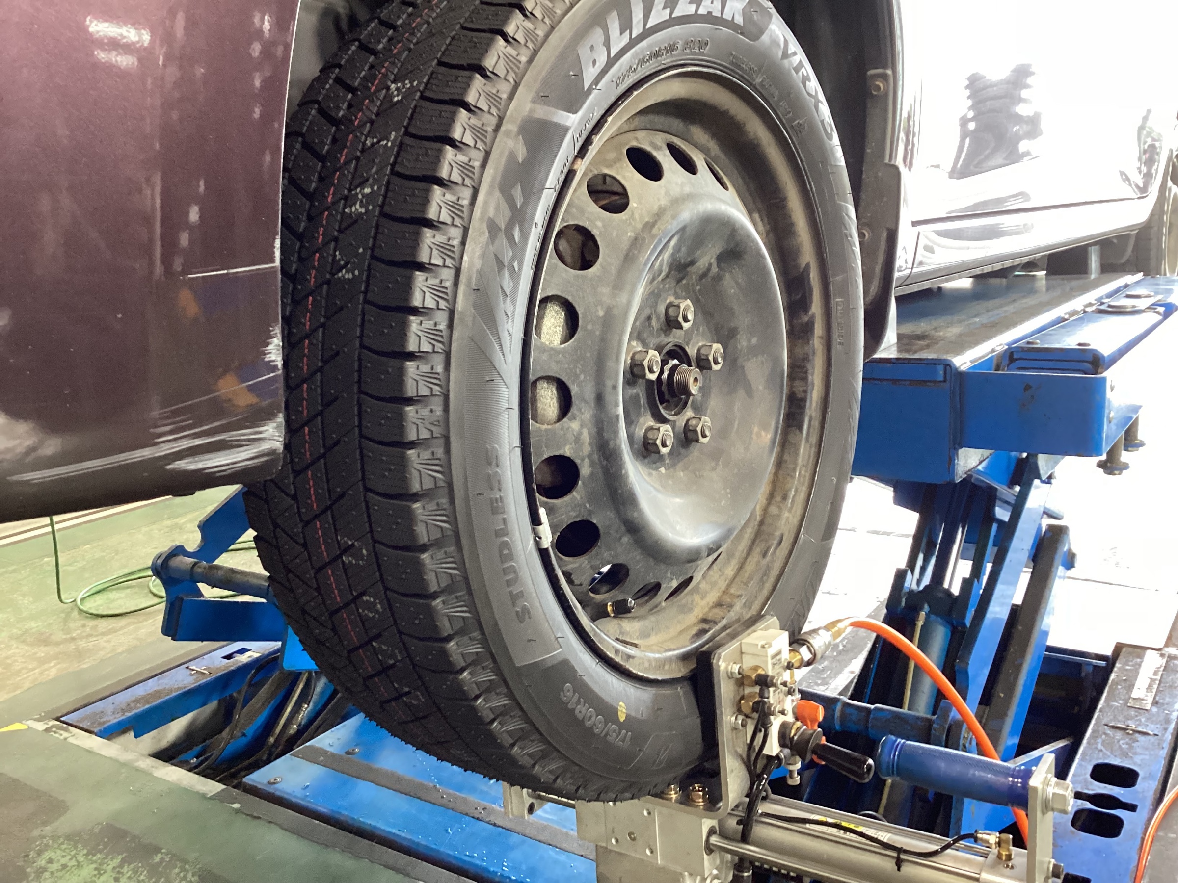 作業中の写真です。