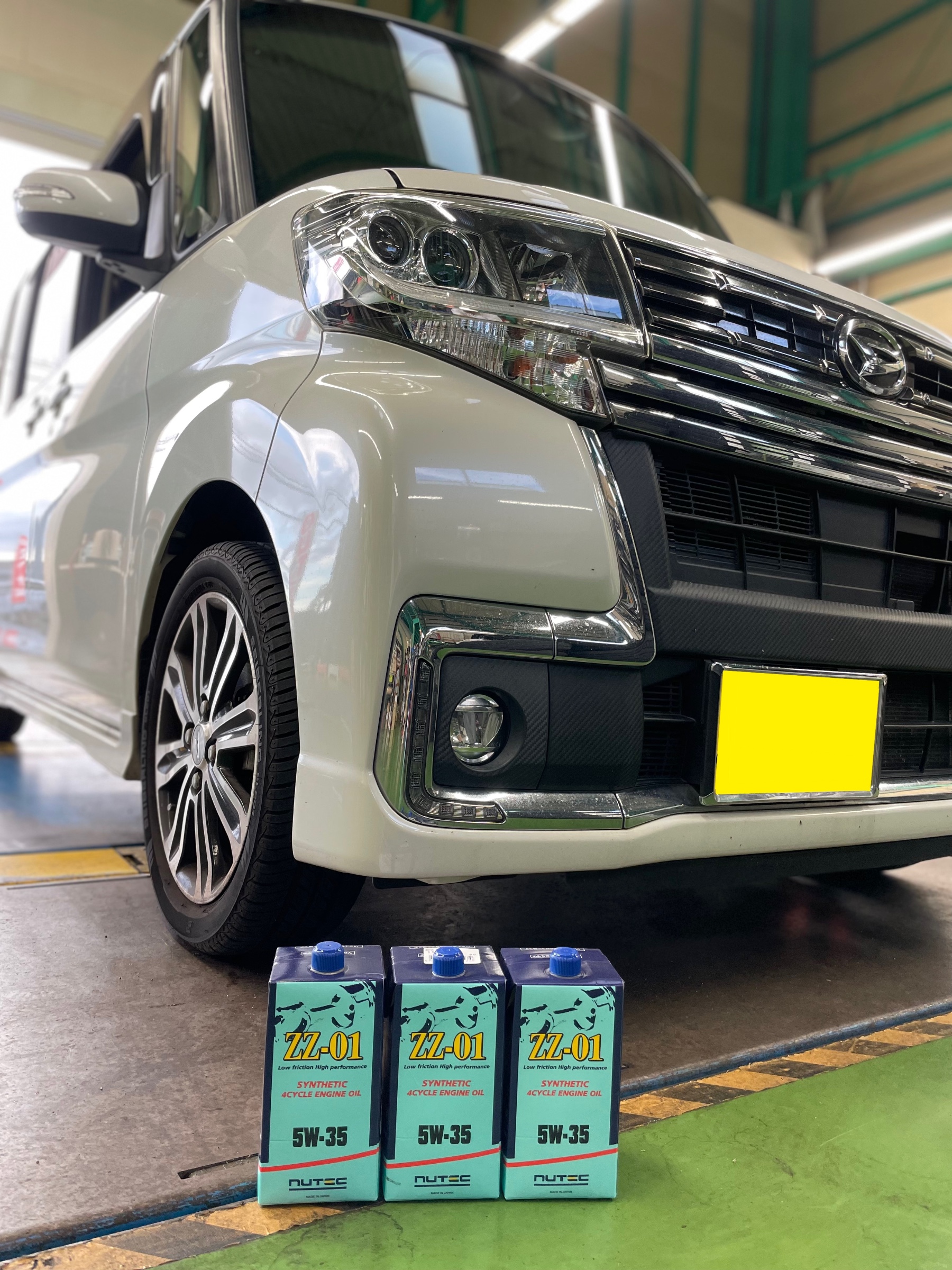 タイヤ館土山　ダイハツ タントカスタム LA600S　エンジンオイル交換