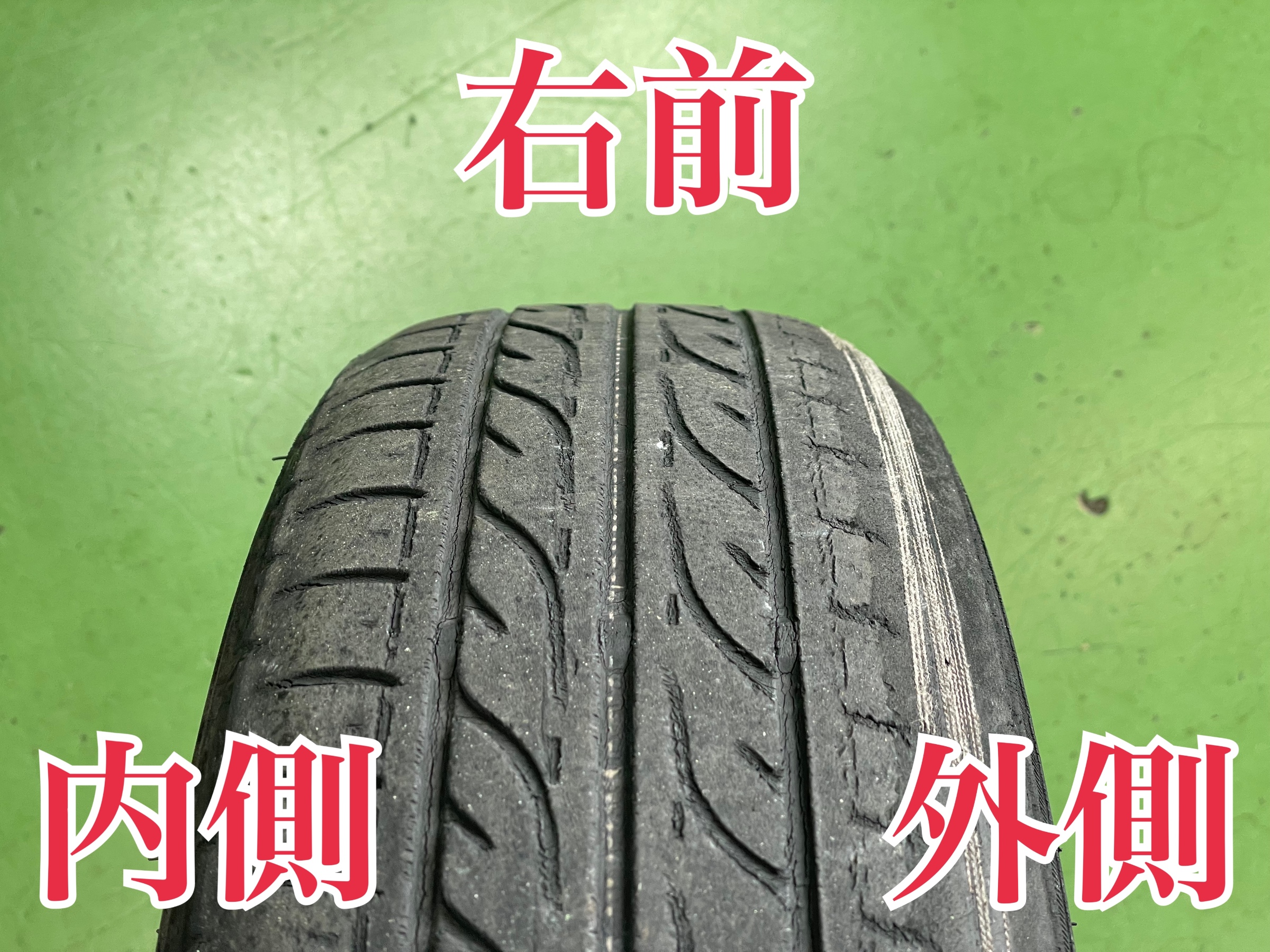 タイヤ館土山　マツダ フレアワゴン MM42S　タイヤ交換