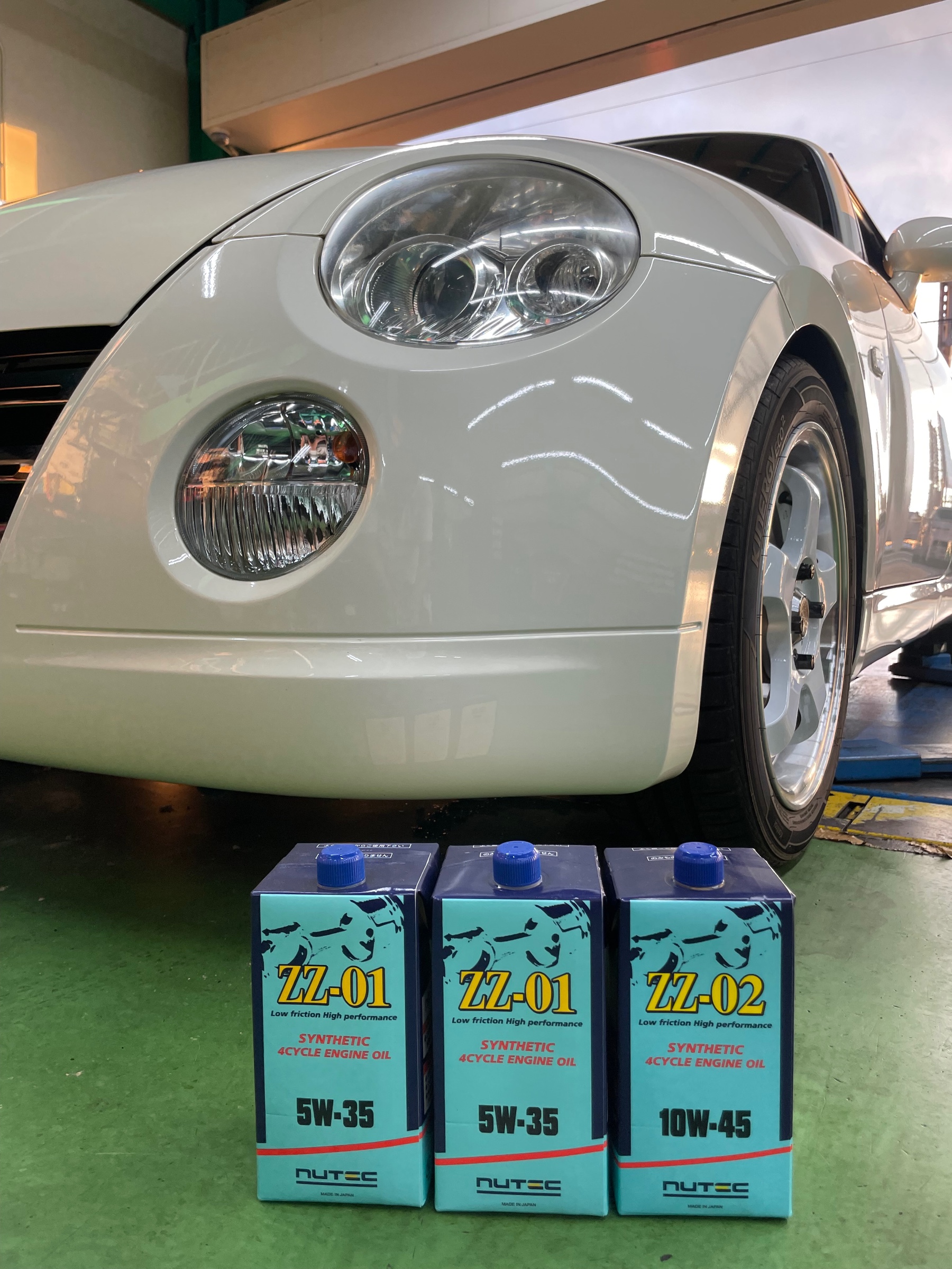 タイヤ館土山　ダイハツ コペン L880K　エンジンオイル交換