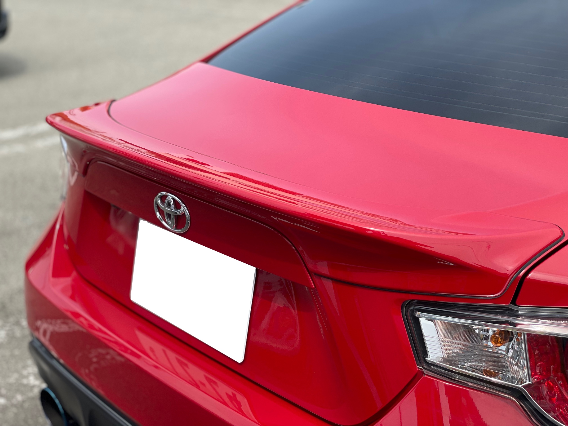 タイヤ館土山　トヨタ 86 ZN6　リアトランクスポイラー交換　TRDリアトランクスポイラー