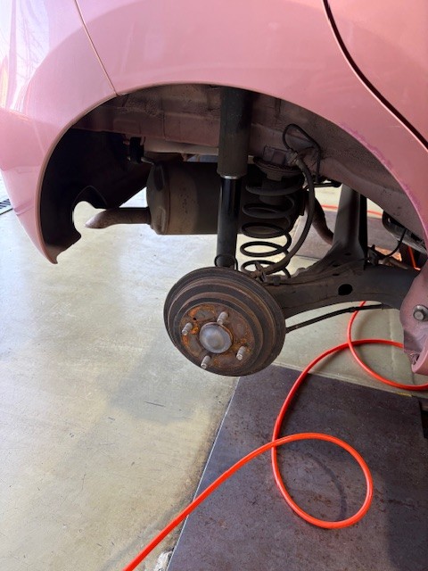 タイヤを外して直ぐの画像です