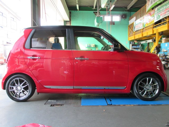 N One サスペンション交換 ホイールセット取り付け その２ スタッフ日記 タイヤ館 上尾 タイヤからはじまる トータルカーメンテナンス タイヤ館グループ