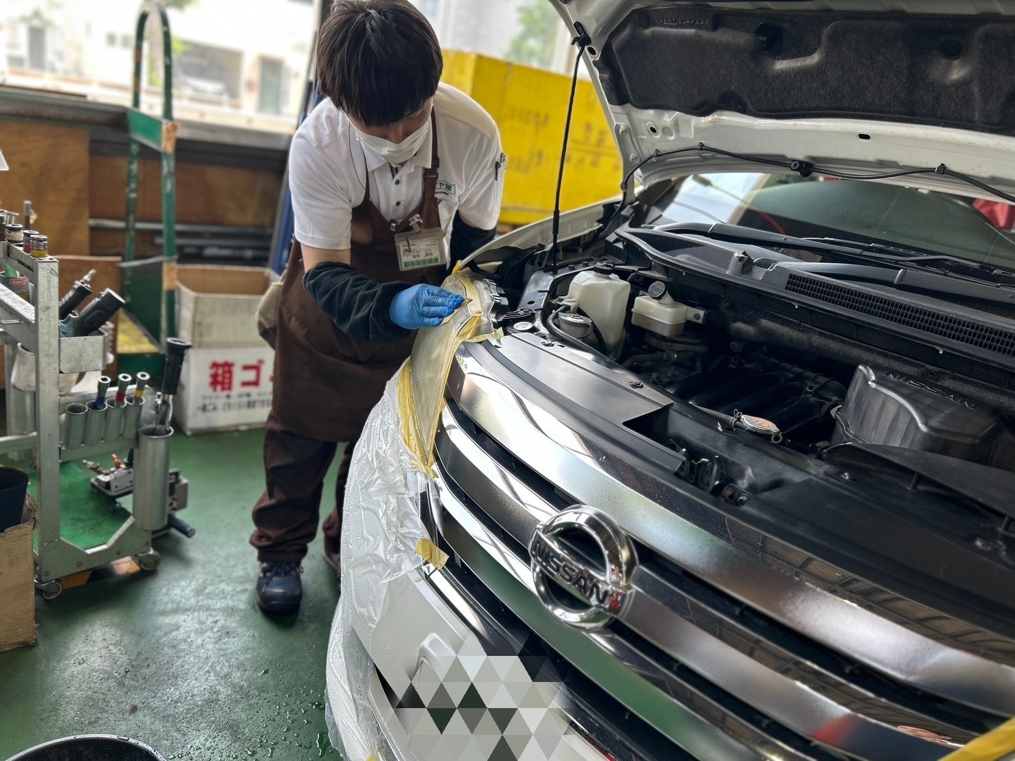 ヘッドライトスチーマー