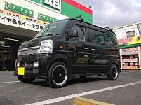 エブリーワゴン車検対応ブリジストンVRX3 Velva Tesala14インチ