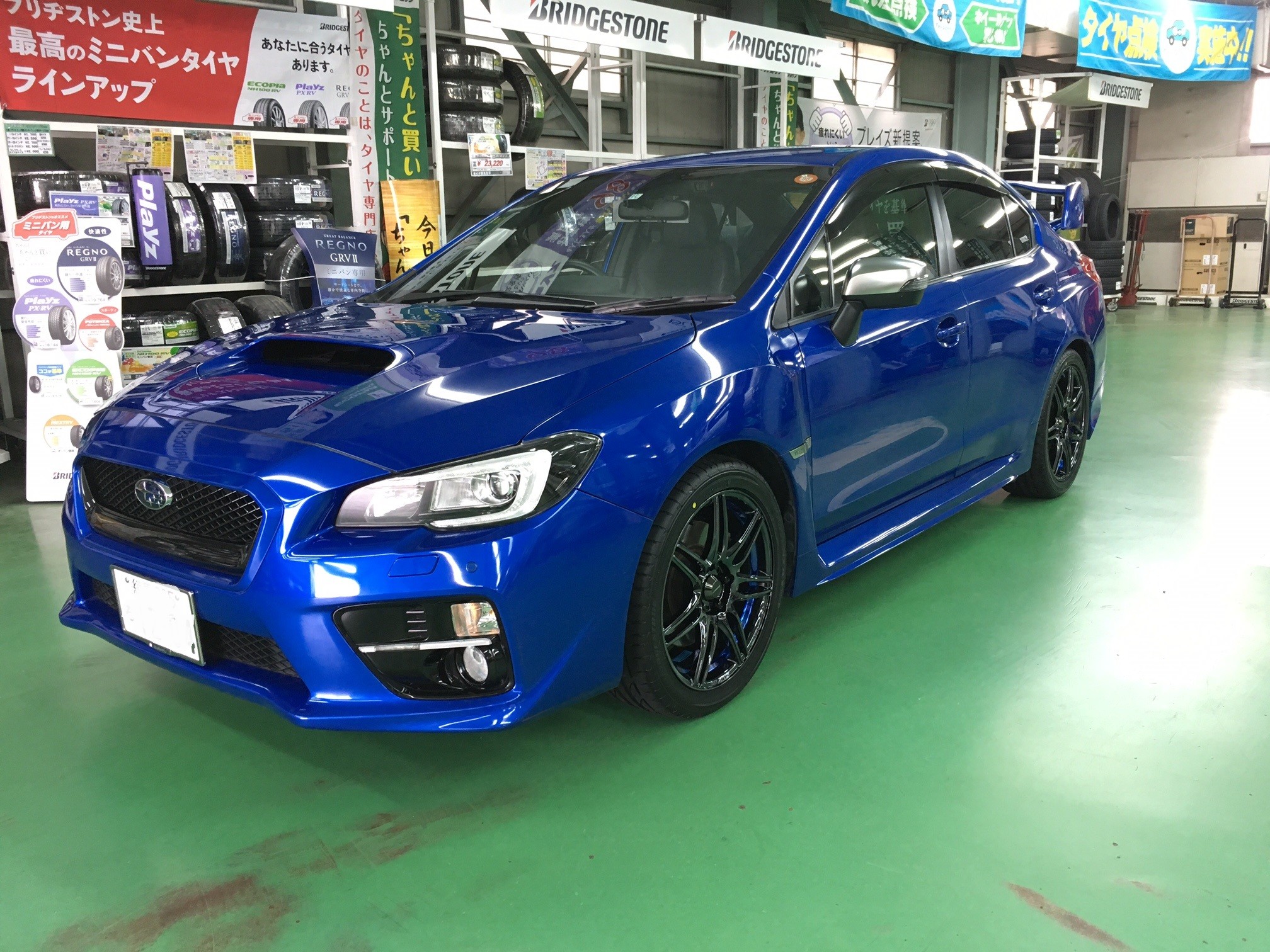 WRXにセットお取り付け！ | スバル WRX S4 タイヤ タイヤ・ホイール